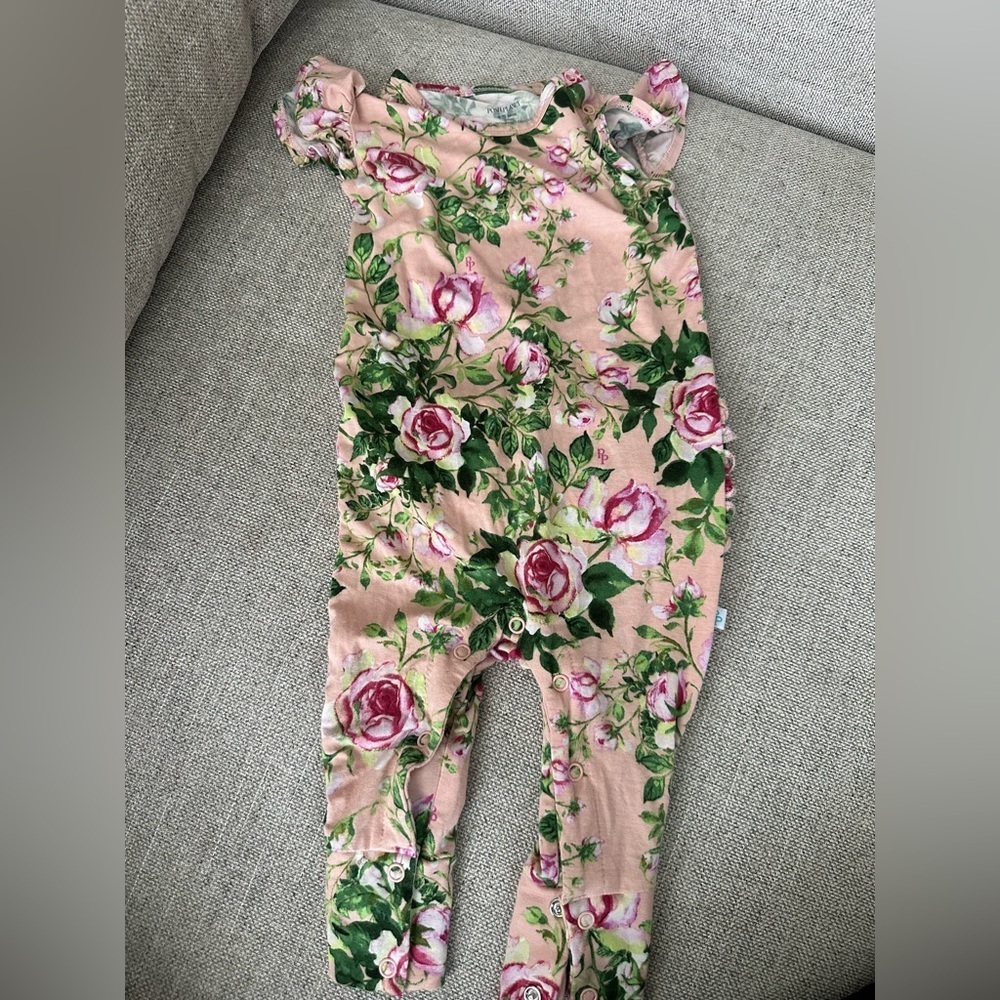 Posh Peanut - Floral Romper - Picture 3 of 3